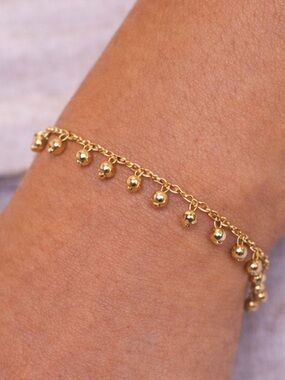 Gold Beaded Bracelet